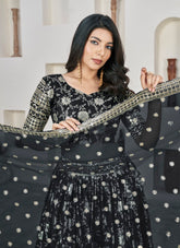 Trendy Lehenga Choli in Black Colour